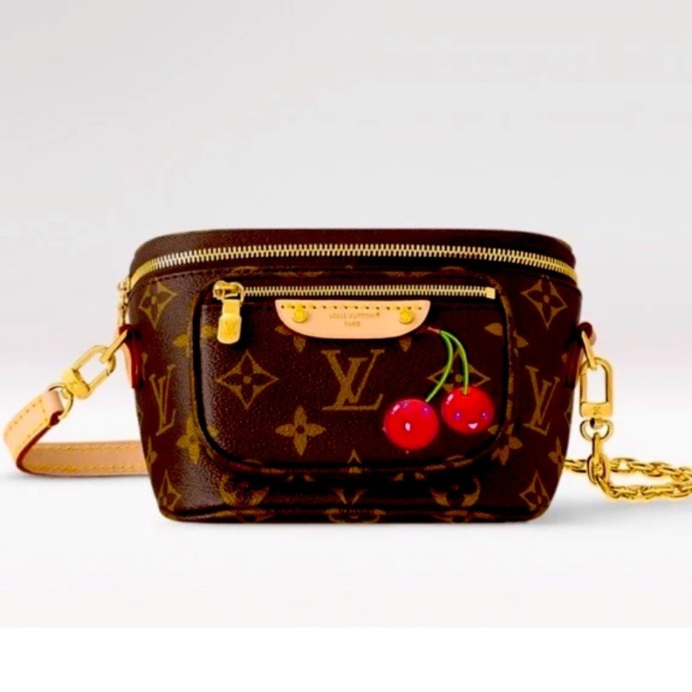 NWT Louis Vuitton X Murakari Cherry 🍒 Monogram mini bumBag